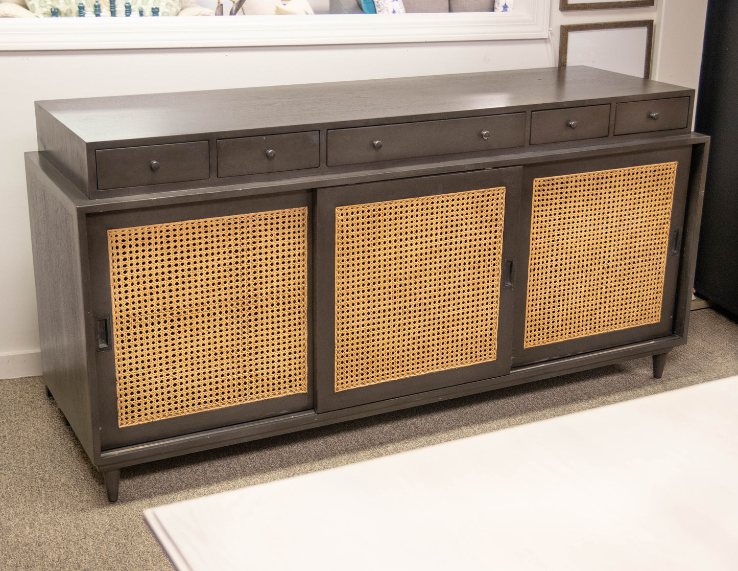 Noir Hermosa Sideboard in Pale Finish on Mahogany