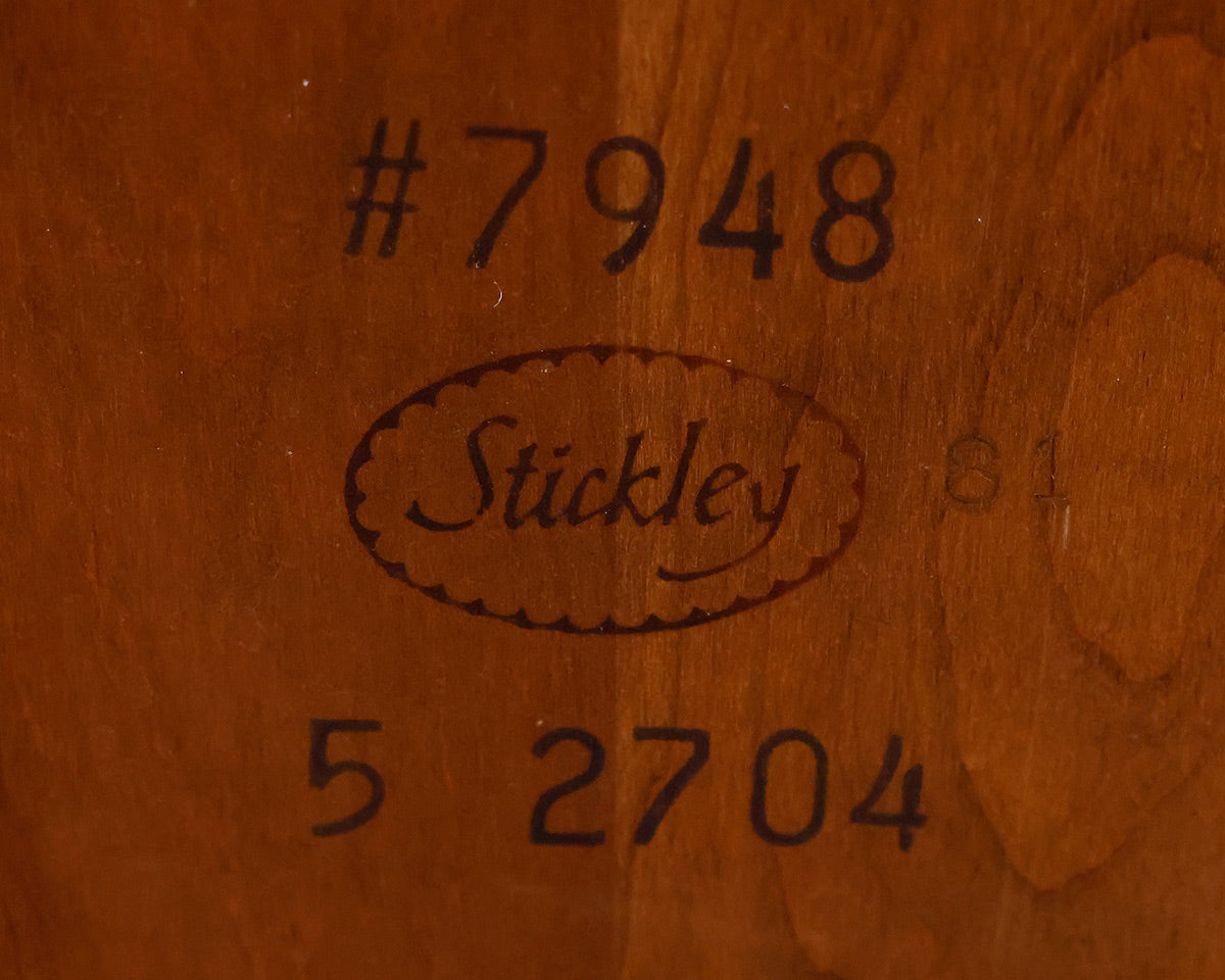 Stickley Round Inlaid Dining Table