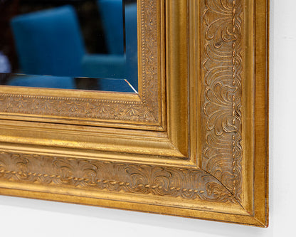 Beveled Framed Rectangular Mirror