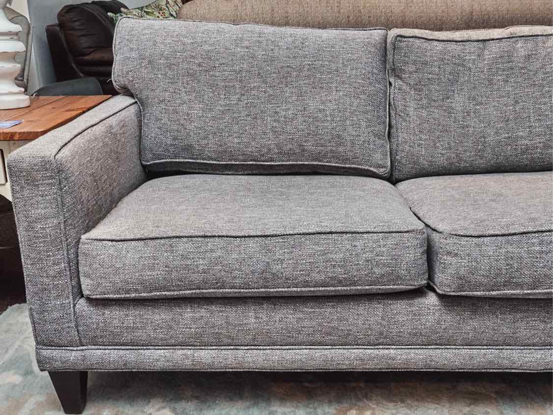 Boston Interiors 3-Piece Curved GreyFlex Upholstered Sectional