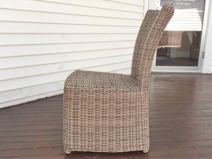 Set of (6) Kingsley Bate Outdoor  All Weather Wicker Chairs
