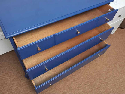 Basset Custom Finish 'Encore Blue'  3 Drawer Dresser
