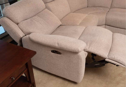 HTL  2 Power Wall Hugger Adjustable Head Rest Recliners 5 Seat Sectional