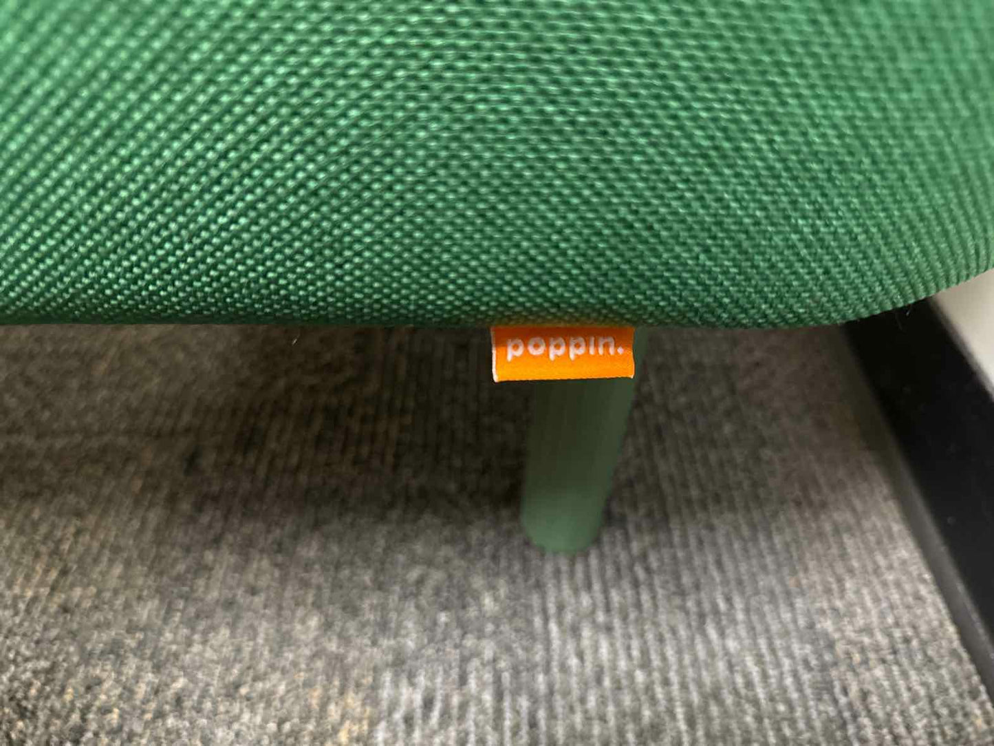Poppin 'QT' Privacy Lounge Chair With Ottoman