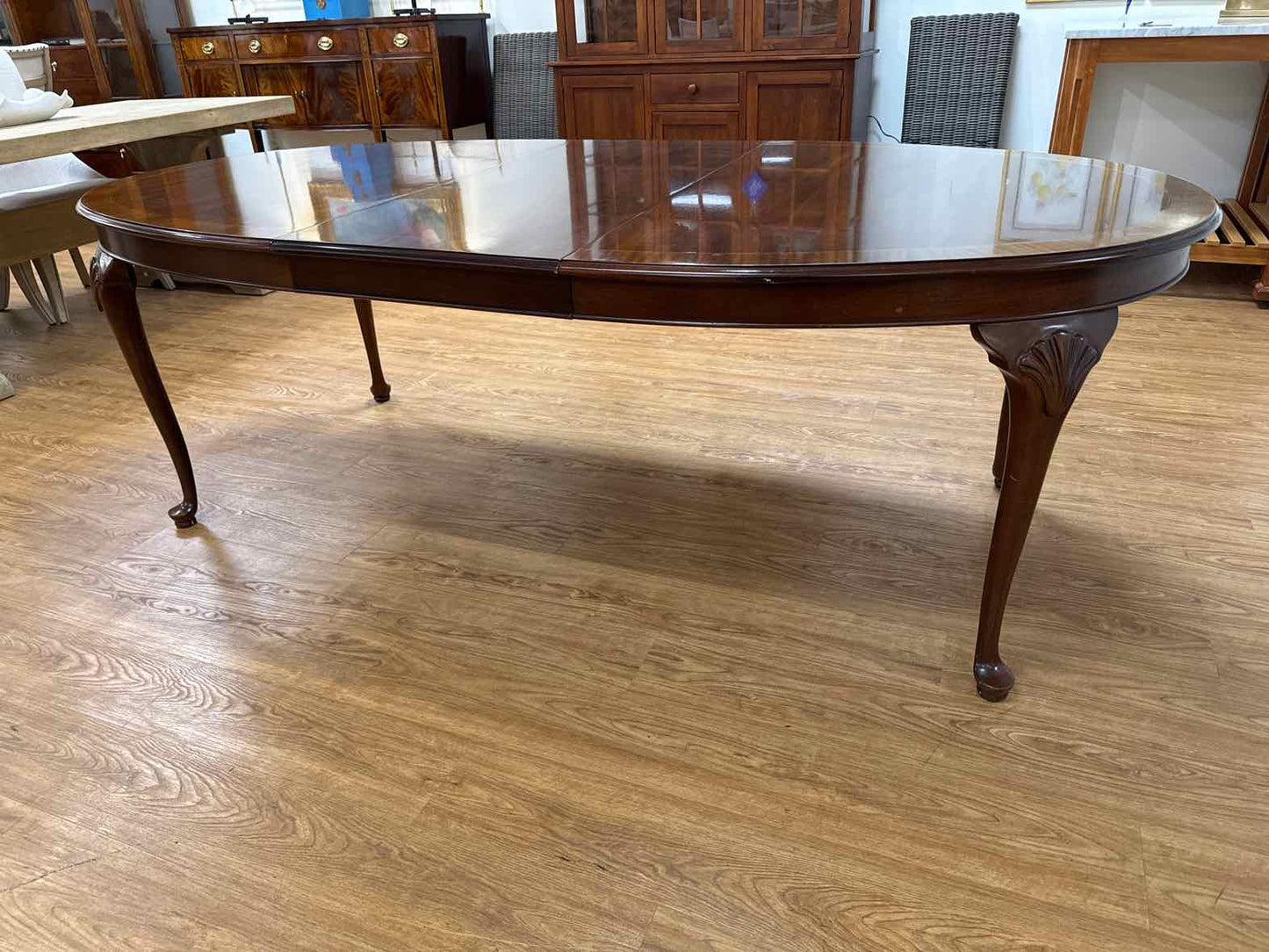 Councill Craftsman Inlaid Oval Dining Table
