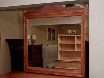 Broyhill Pine 7 Drawer Dresser & Mirror