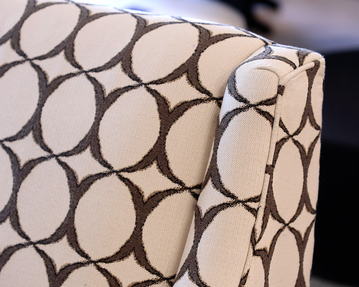 Mitchell Gold + Bob Williams Wingback Accent Chair and Ottoman