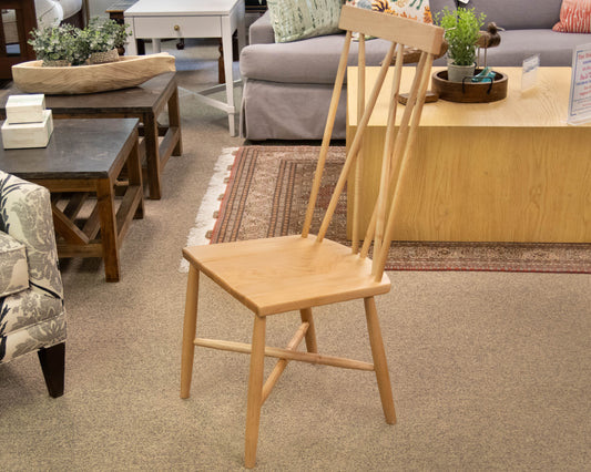 Set of 8 Gat Creek Addison Dining Chairs in Cherry with Natural Finish