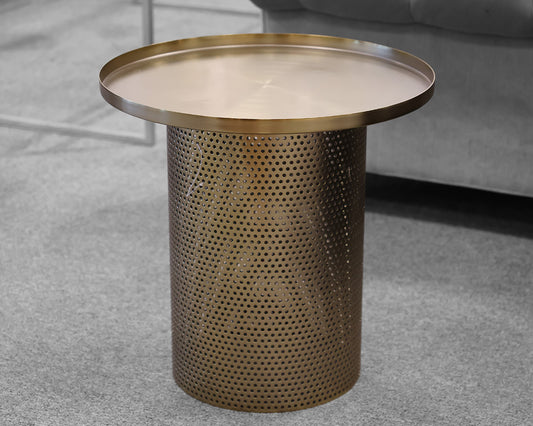 Brass Accent Table