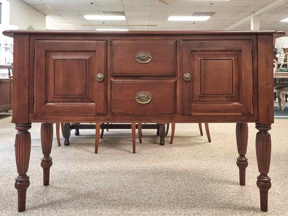Nichols & Stone Cherry Server with Heirloom Finish & Brass Pulls