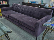 Room & Board Holmes Mid-Century Sofa in Eggplant