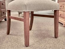 Gat Creek " Douglass" Dining Chair in Nurture Shale Fabric and Seasoned Cherry