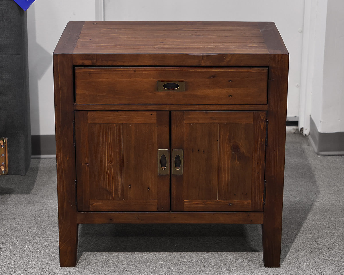 Dark Oak Distressed  Nightstand