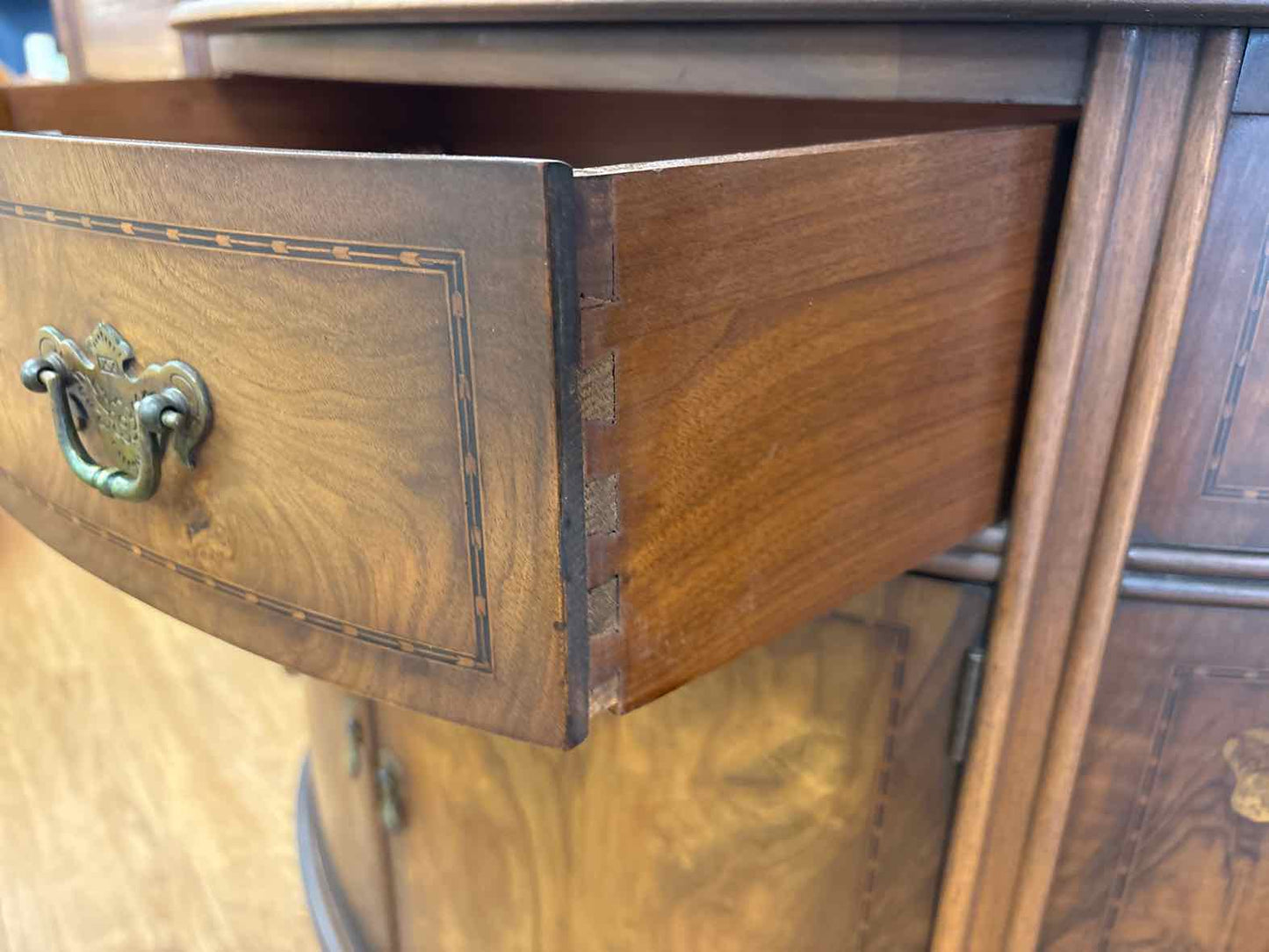 B. Altman & Co. Anqitue Walnut Demilune