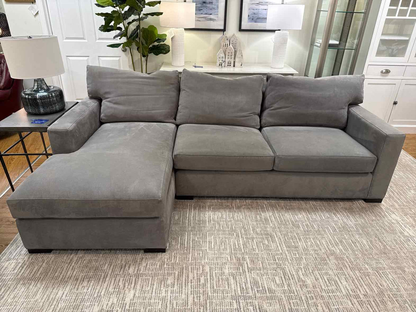 Crate & Barrel 'Axis' 2-Piece Sectional
