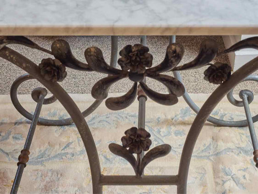 Carrera Marble Top Bar Table