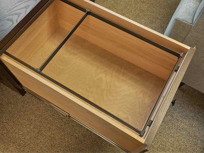 Gat Creek "Atticus" Ash Desk in Classic Stout Finish with 5 Drawers