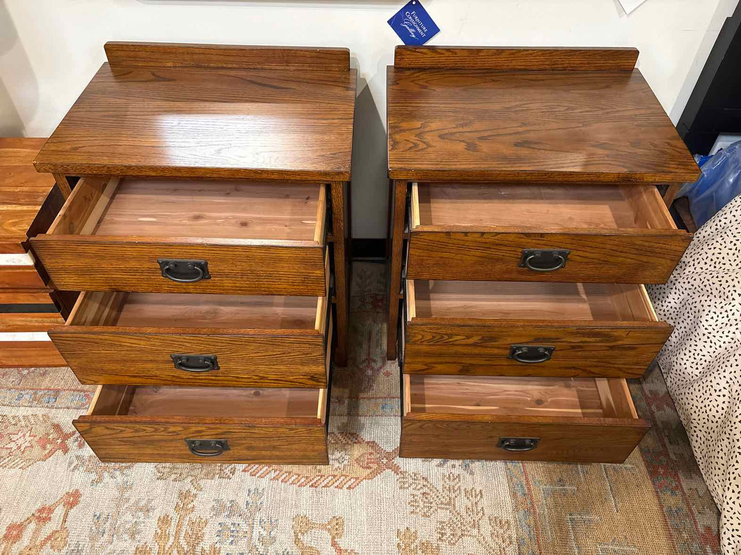 Pair of Intercon Furniture Oak Park Nightstands