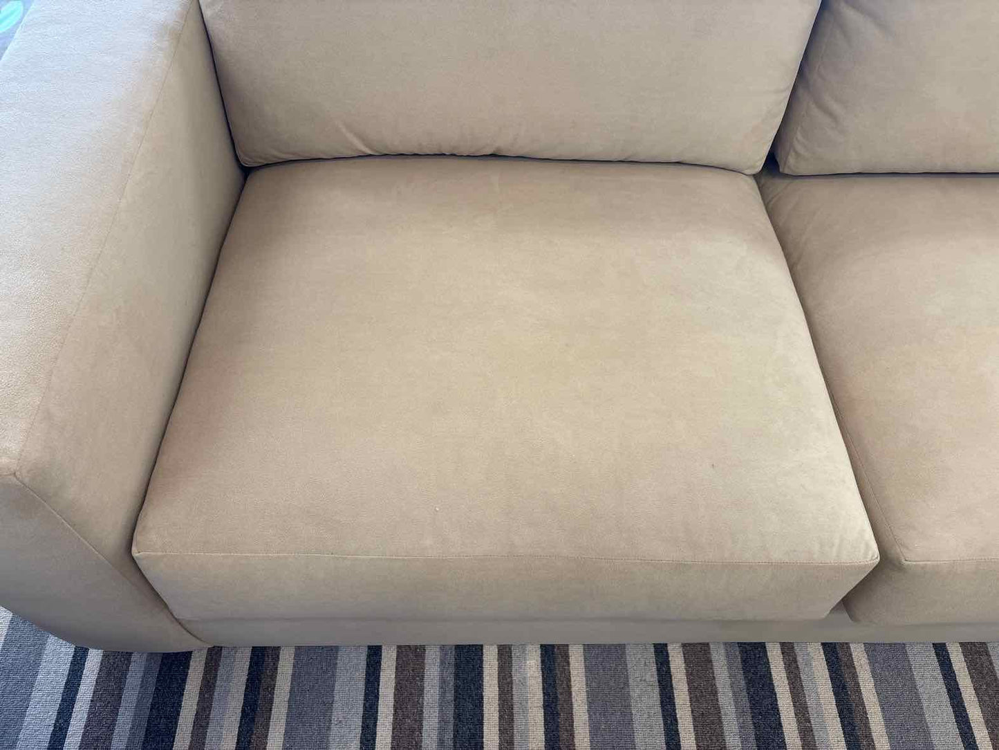 Pottery Barn 2-Piece Sectional in Camel