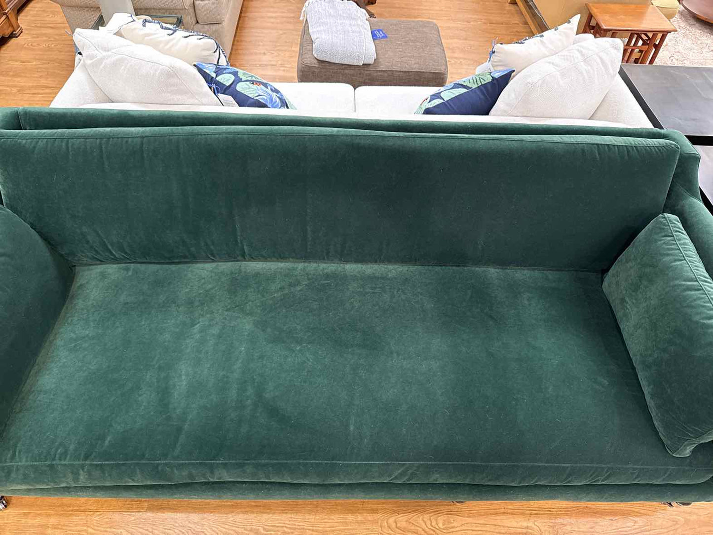 One King's Lane 'Margot' Velvet Sofa