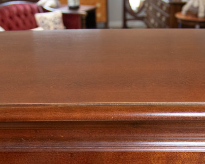 American Drew Tall Chest in Cherry with Chippendale Brass Pulls