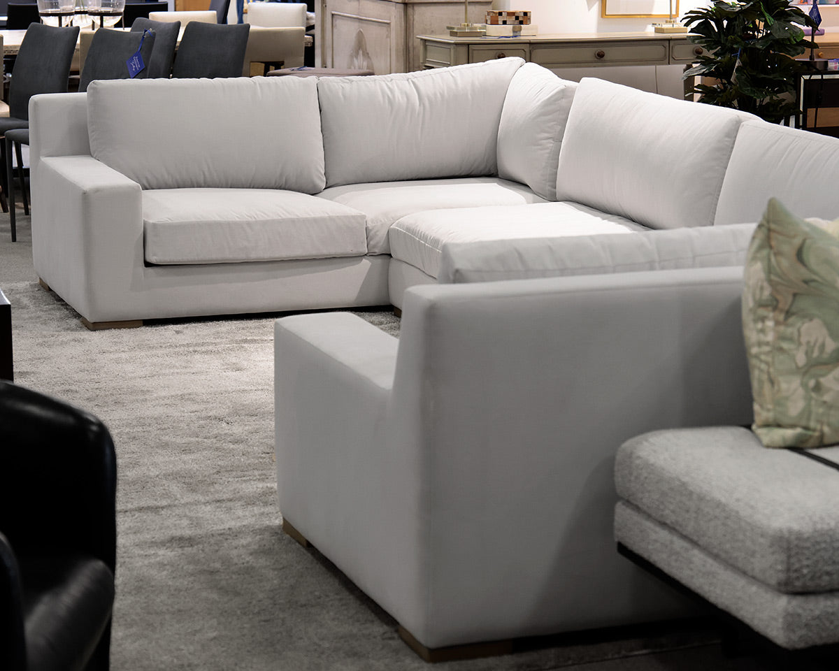 Restoration Hardware 'Modena' Track Arm U-Sectional