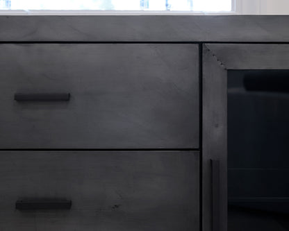 Restoration Hardware La Salle Metal Wrapped Sideboard