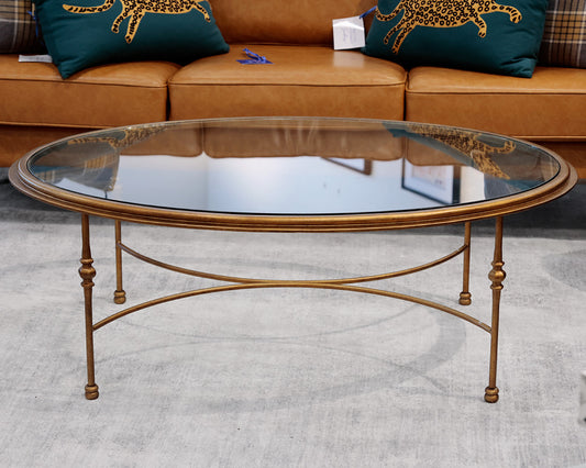 Sherrill Furniture Princeton Collection Oval Cocktail Table