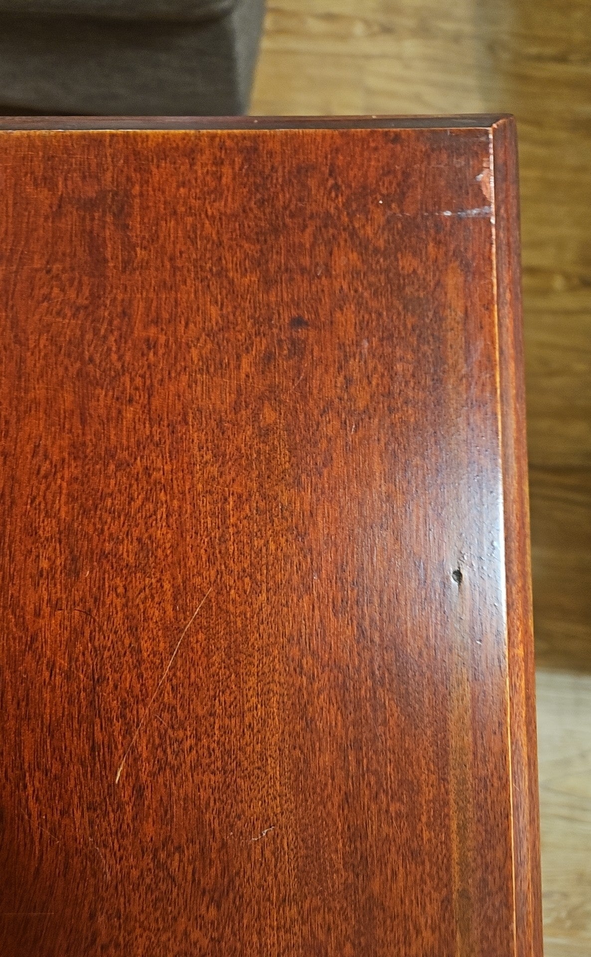 Side Table with Gallery Shelf
