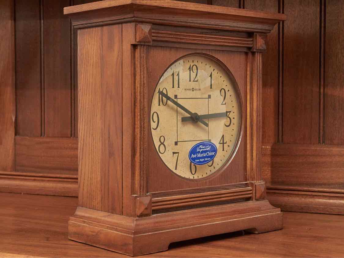 Howard Miller  Arts & Crafts Dark Stain Oak Clock