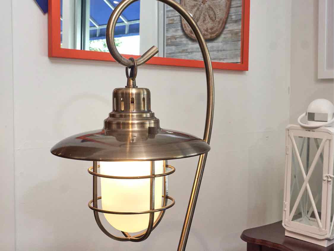 Brass  Nautical Lantern Table Lamp
