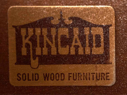 Kincaid Arctic Finish 5 Drawer Chest with Gold Finish Knobs
