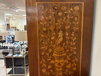 Antique Biedermeier 2-Piece Inlaid Cabinet