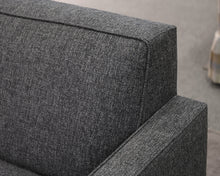 Room & Board 3 Piece Sectional. Grey "Tweed" Performance Fabric.