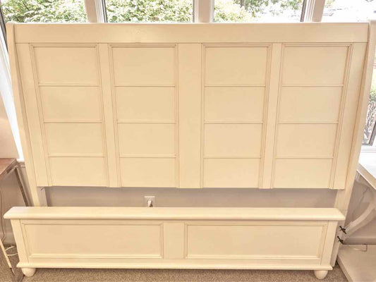 Ivory Panel King Bed