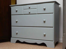 'Icelandic  Blue' Finish 3 Drawer Chest