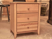 College Woodwork Canada Natural Cherry 3 Drawer  Chest