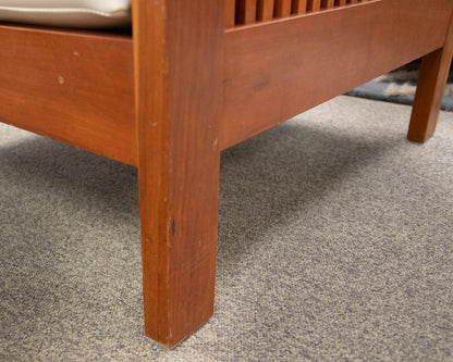 Charles Webb 'Richardson' Cherry Lounge Chair & Ottoman