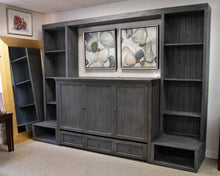 Bourne International Queen Murphy Bed W/ Bookcases