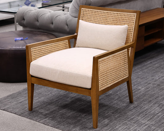 Pottery Barn Lisbon Cane Armchair