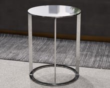 B&B Itailia Chrome Round Accent Table