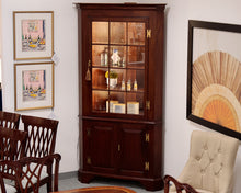 Henkel Harris Cherry Corner China Cabinet