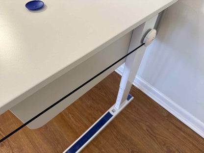 Moll 'Champion' Adjustable Height Desk With Flex Deck Extension