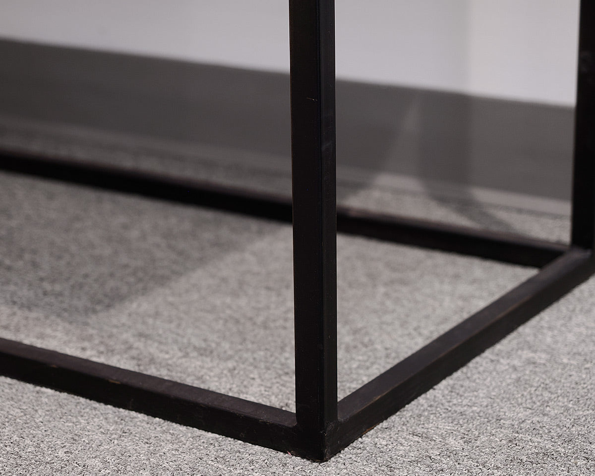 Two-Drawer Rustic Cherry Console Table