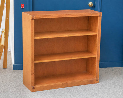 Cherry Bookcase With Fluted Detailing