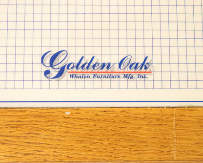 Golden Oak Roll-Top Desk