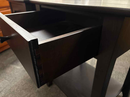 Pair of Circle Furniture Nightstands in Espresso