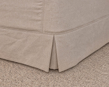 Pair of Lee Industries 'Natural Linen' Swivel Chairs