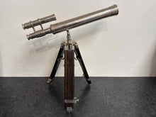 Nickel Telescope with Adjustable Tripod Base