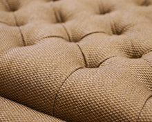 Custom Upholstered Tufted Ottoman